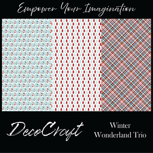 DecoCraft - Trios - Winter Wonderland Trio