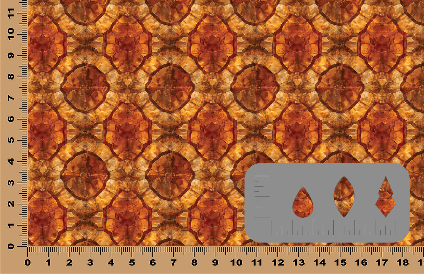 DecoCraft - Animals, Bugs, & Birds - Amber Tortoise Carapace