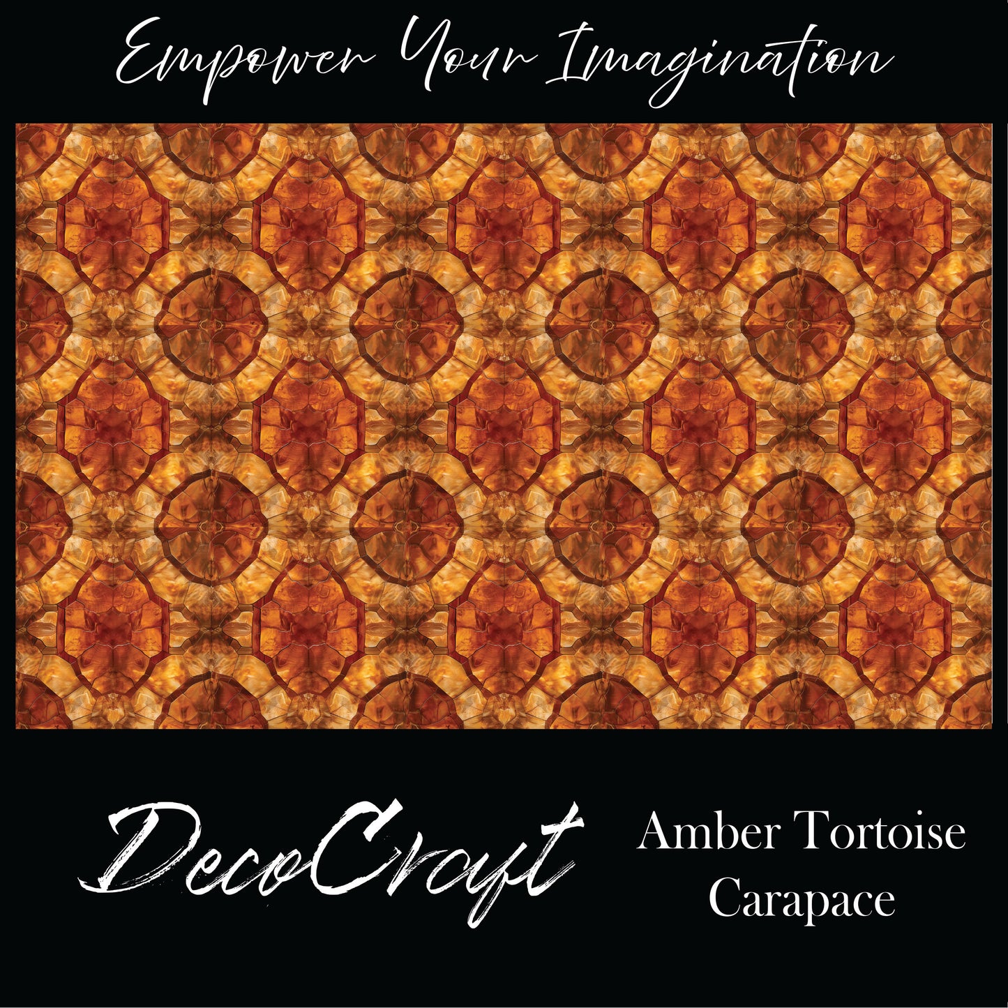 DecoCraft - Animals, Bugs, & Birds - Amber Tortoise Carapace