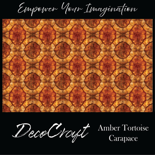 DecoCraft - Animals, Bugs, & Birds - Amber Tortoise Carapace