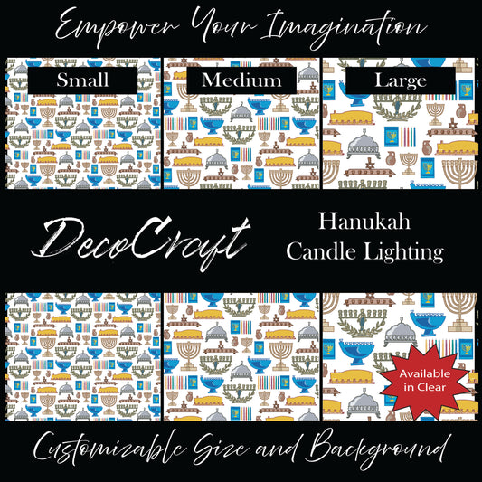 DecoCraft - Hanukkah Candel Lighting