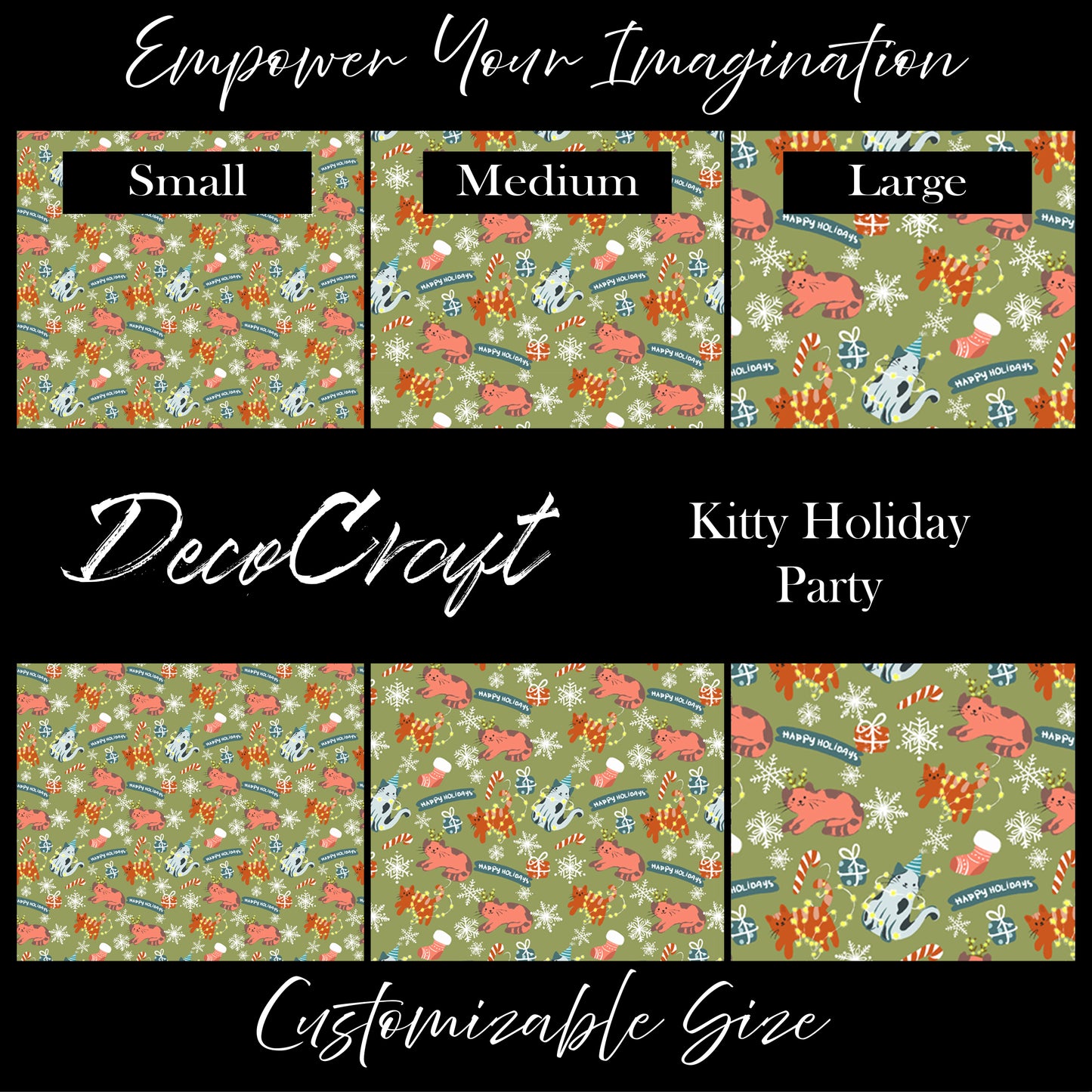 DecoCraft - Christmas - Kitty Holiday Party