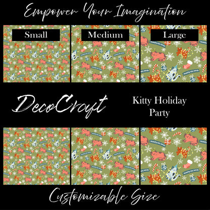 DecoCraft - Christmas - Kitty Holiday Party