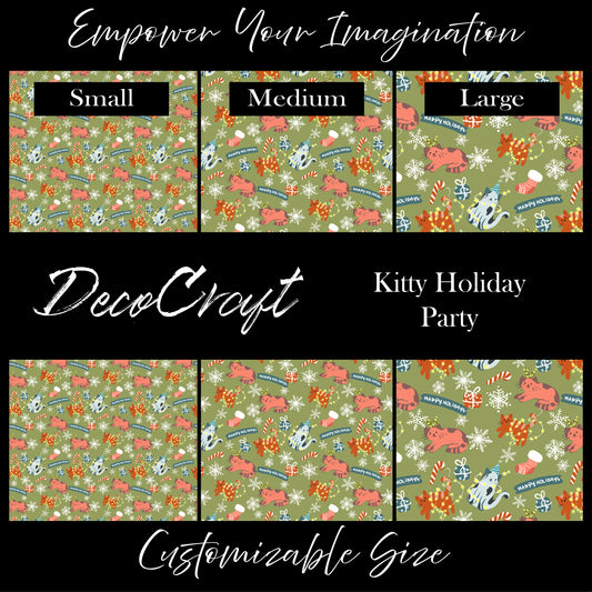 DecoCraft - Christmas - Kitty Holiday Party