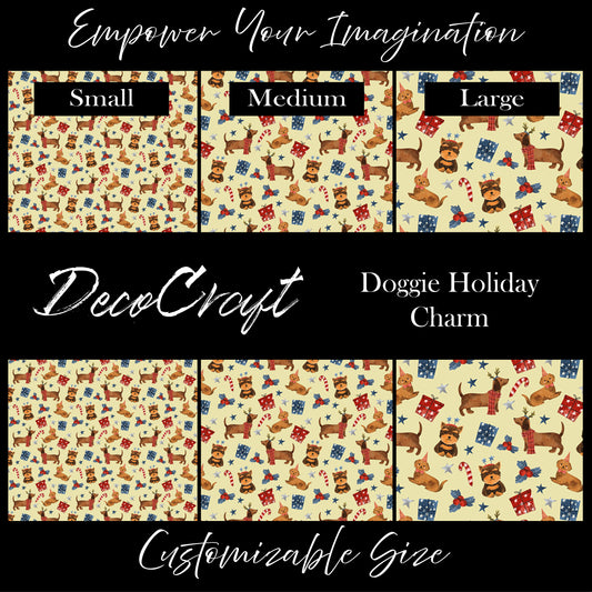 DecoCraft - Christmas - Doggie Holiday Charm