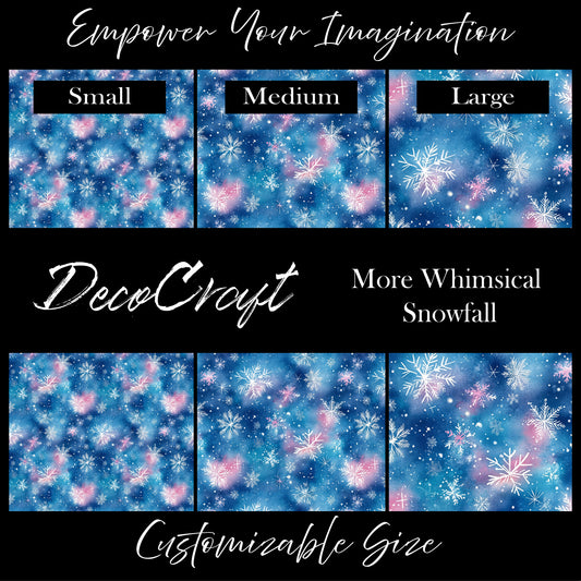 DecoCraft - Christmas - More Whimsical Snowfall
