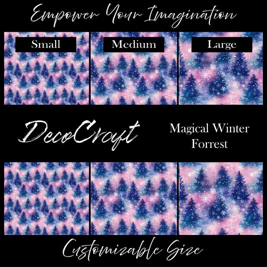 DecoCraft - Christmas - Magical Winter Forrest