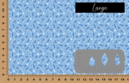 DecoCraft - Cherokee Rose - Style Sheet - Hanukkah Blue