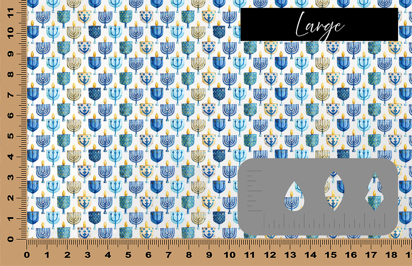 DecoCraft - Cherokee Rose - Style Sheet - Hanukkah Candles