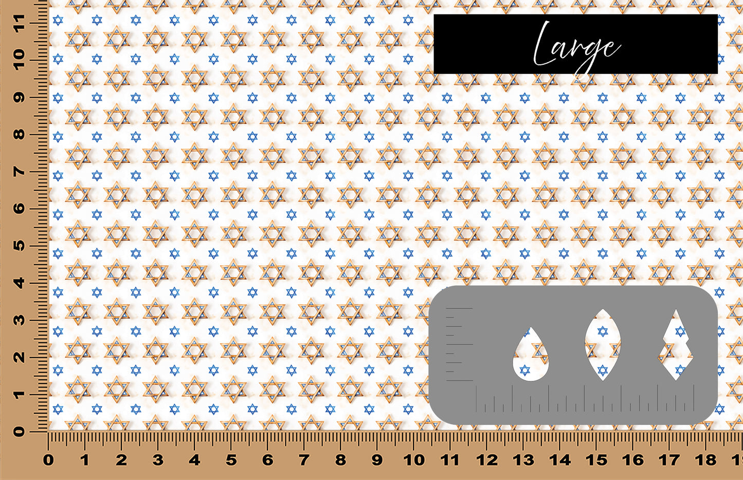 DecoCraft - Cherokee Rose - Style Sheet - Hanukkah - Star of David