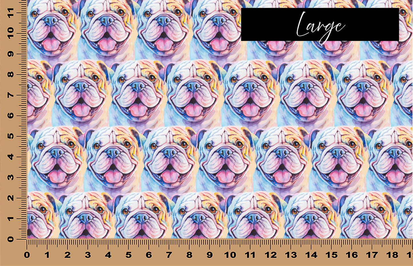 DecoCraft - Cherokee Rose - Style Sheet - Watercolor Bulldog