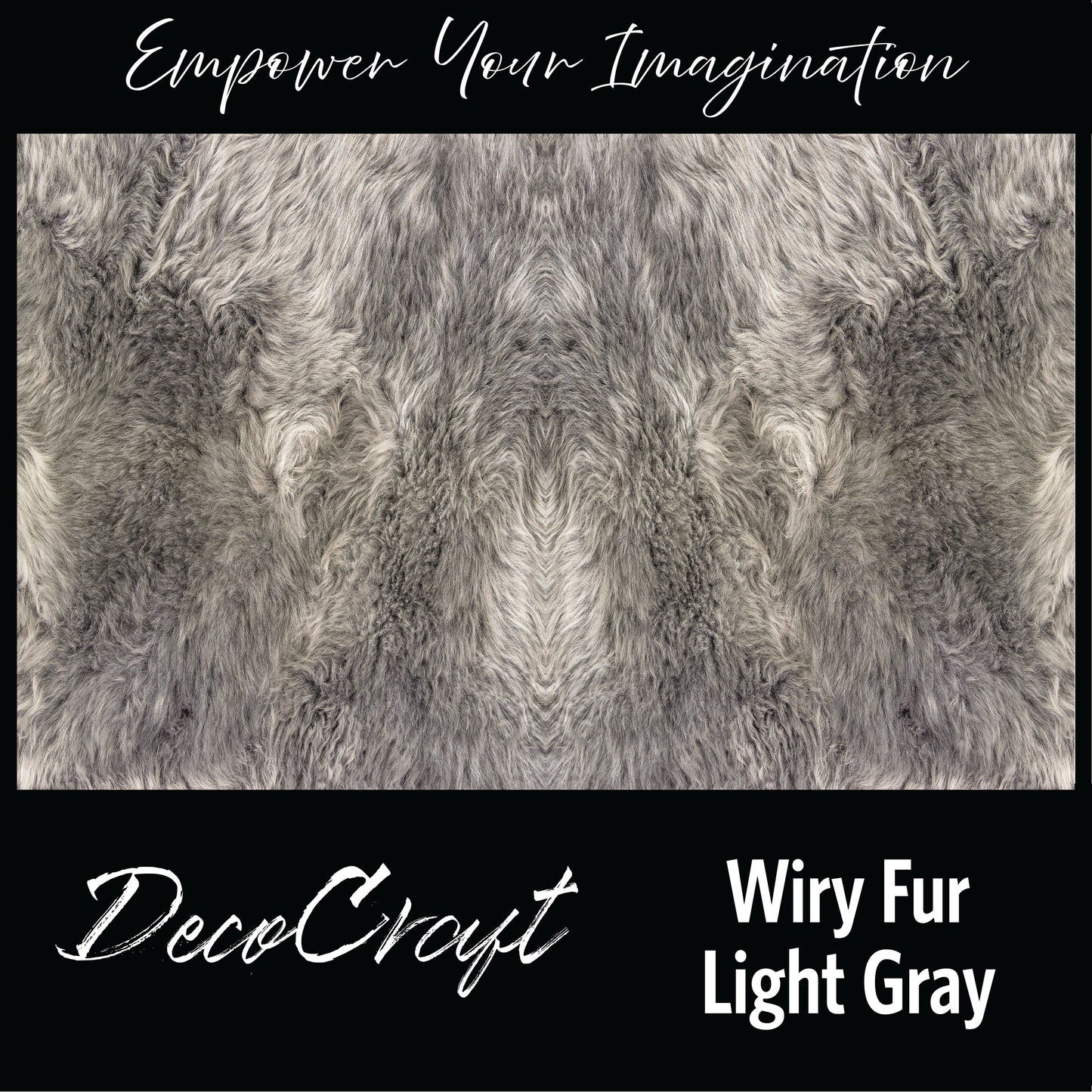 DecoCraft - Textures (Flat) Wiry Fur - Light Gray