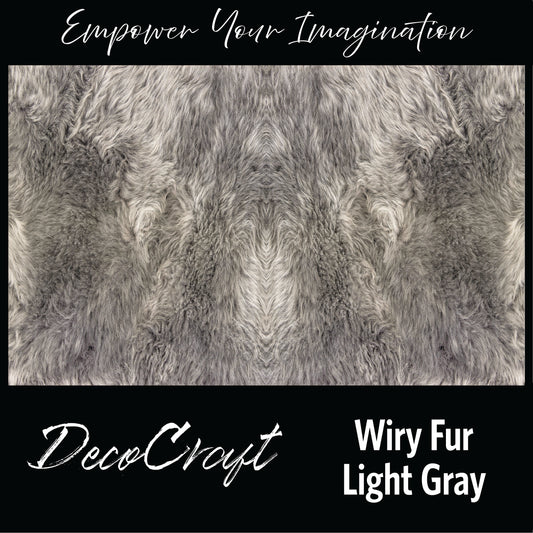 DecoCraft - Textures (Flat) Wiry Fur - Light Gray
