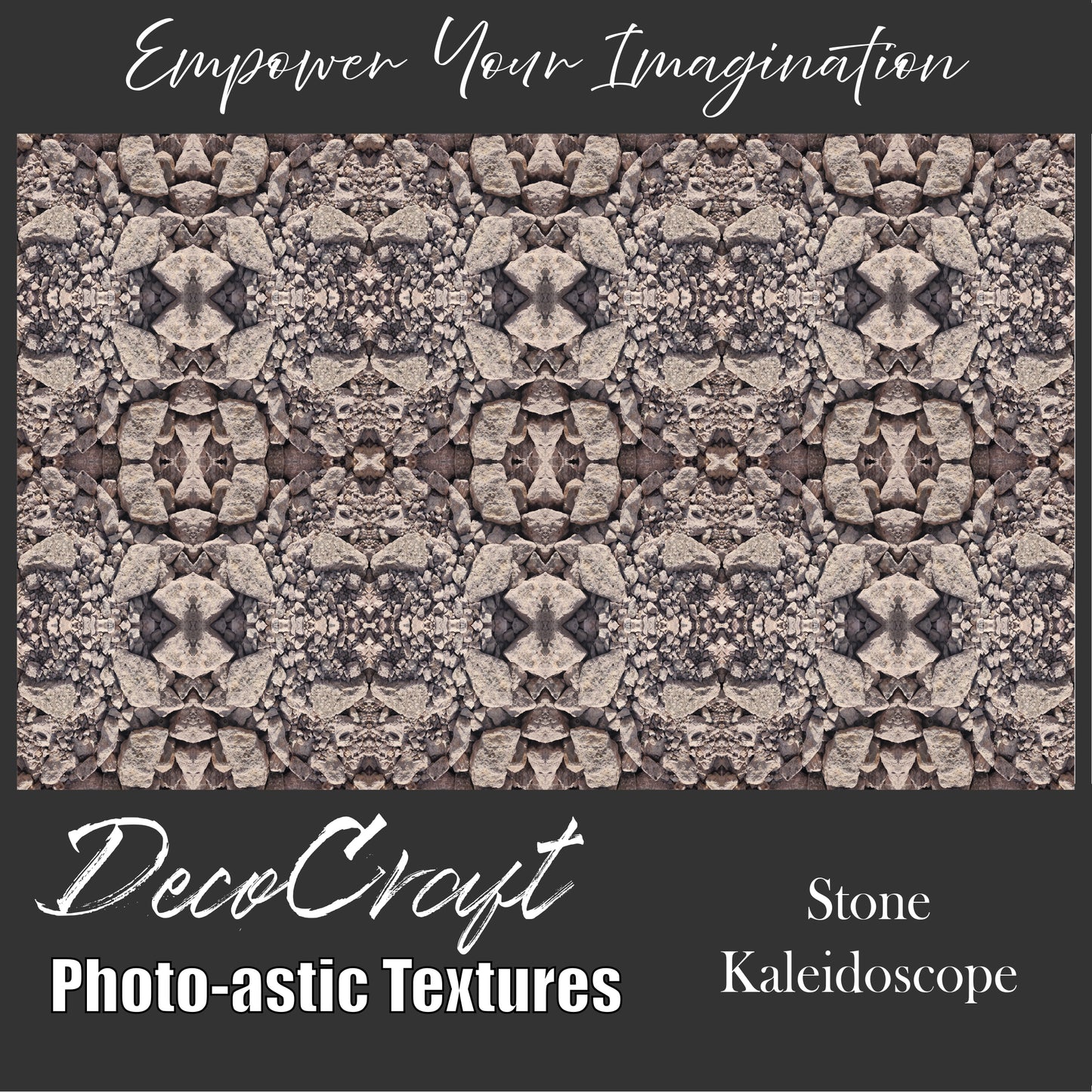 DecoCraft - Photo-astic Textures (Flat) - Stone Kaleidoscope