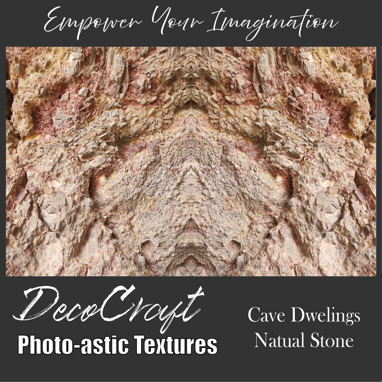 DecoCraft - Photo-astic Textures (Flat) - Cave Dwellings Natural Stone