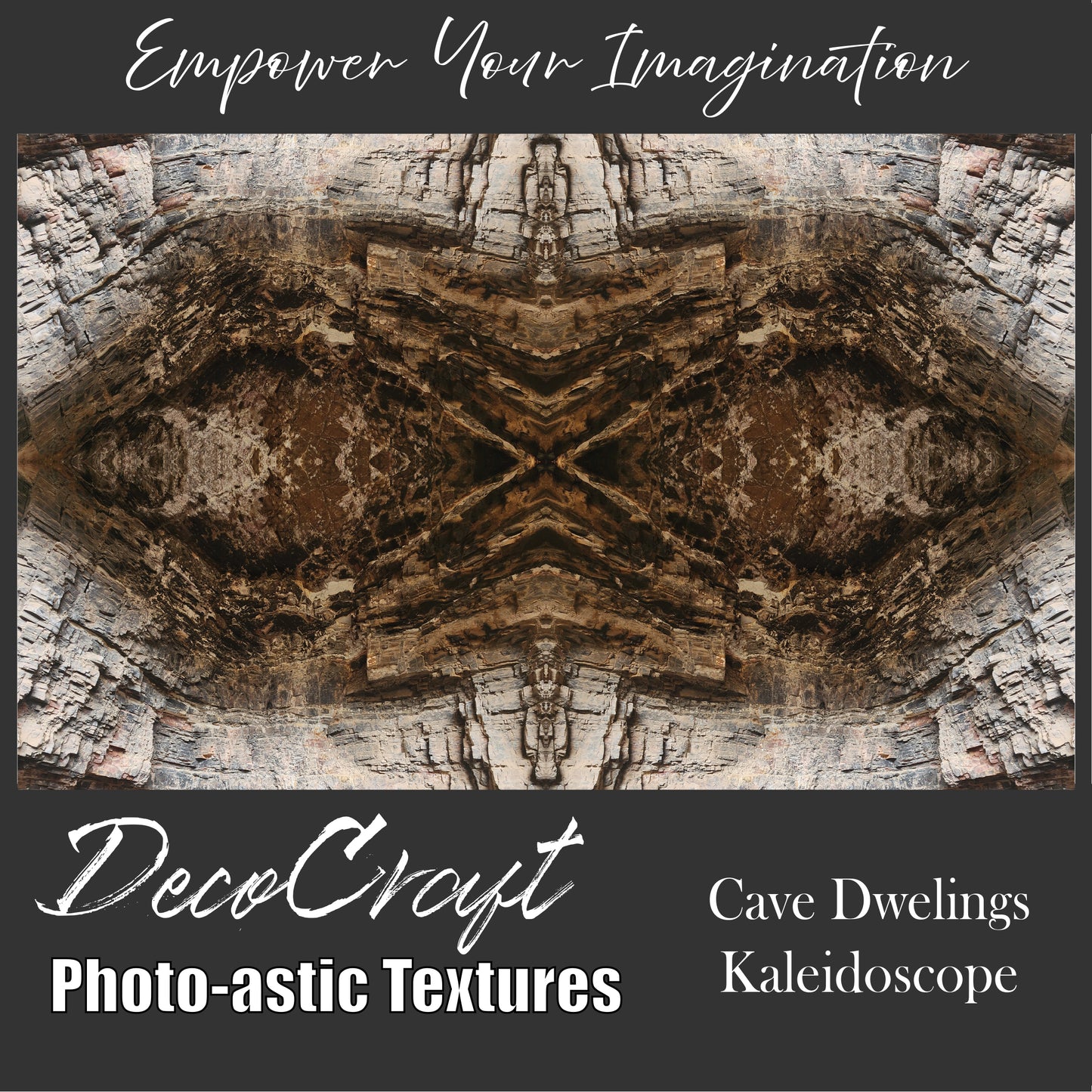 DecoCraft - Photo-astic Textures (Flat) - Cave Dwellings Kaleidoscope