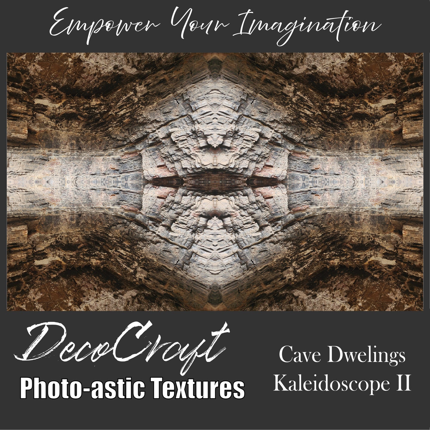 DecoCraft - Photo-astic Textures (Flat) - Cave Dwellings Kaleidoscope II