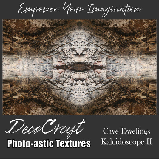 DecoCraft - Photo-astic Textures (Flat) - Cave Dwellings Kaleidoscope II