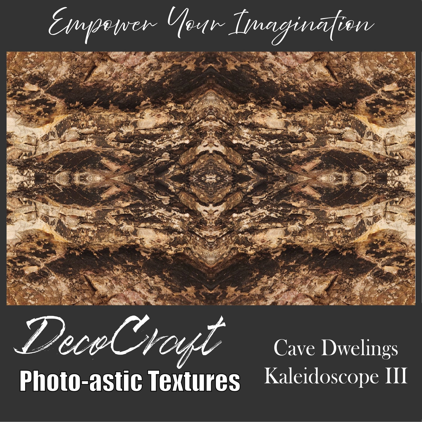 DecoCraft - Photo-astic Textures (Flat) - Cave Dwellings Kaleidoscope III