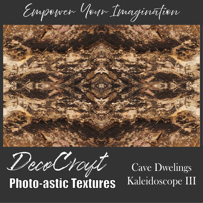 DecoCraft - Photo-astic Textures (Flat) - Cave Dwellings Kaleidoscope III