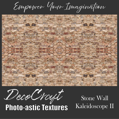 DecoCraft - Photo-astic Textures (Flat) - Stone Wall Kaleidoscope II