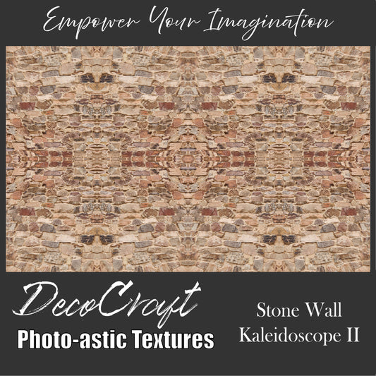 DecoCraft - Photo-astic Textures (Flat) - Stone Wall Kaleidoscope II