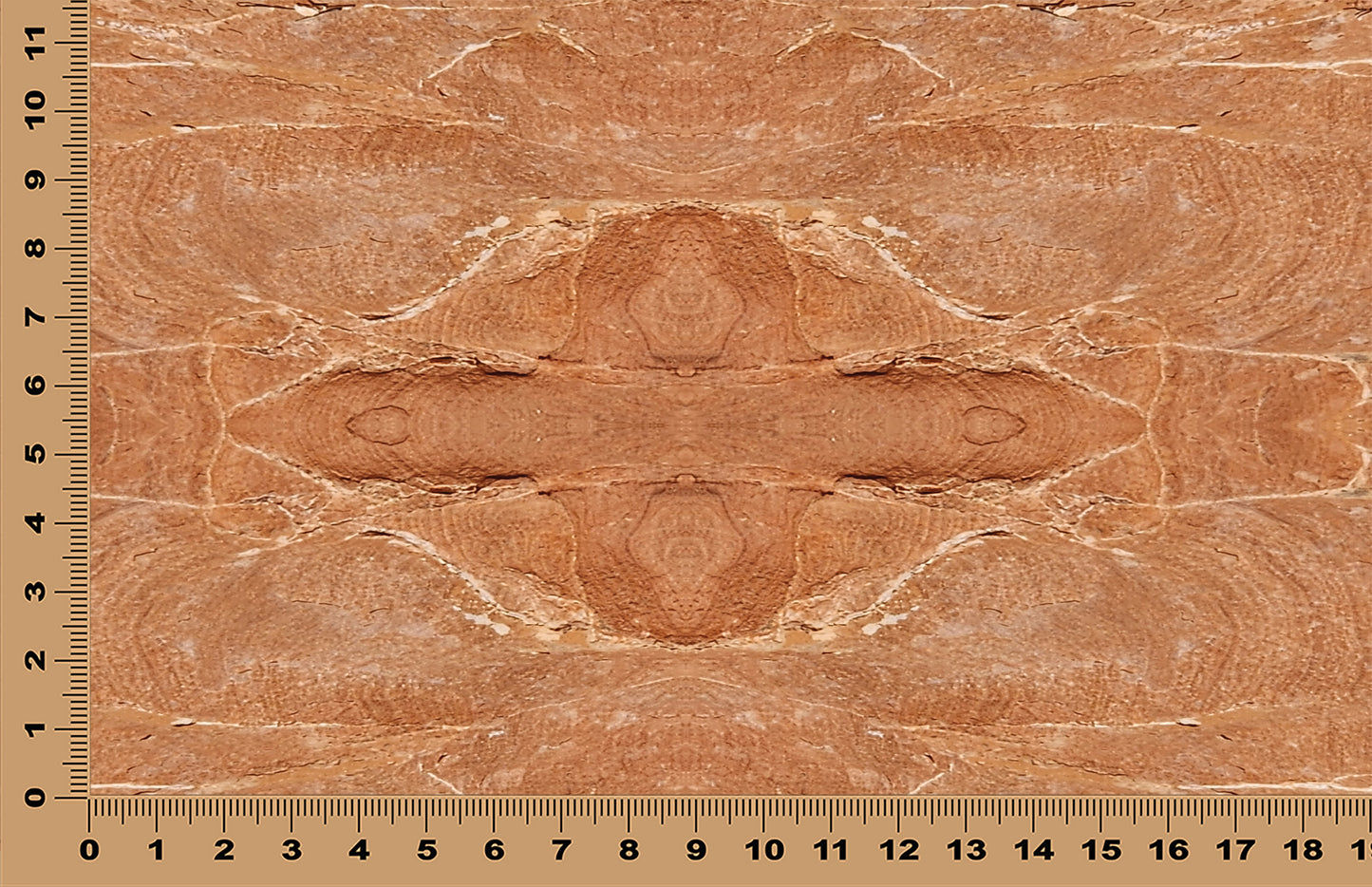 DecoCraft - Photo-astic Textures (Flat) - Red Rock Kaleidoscope