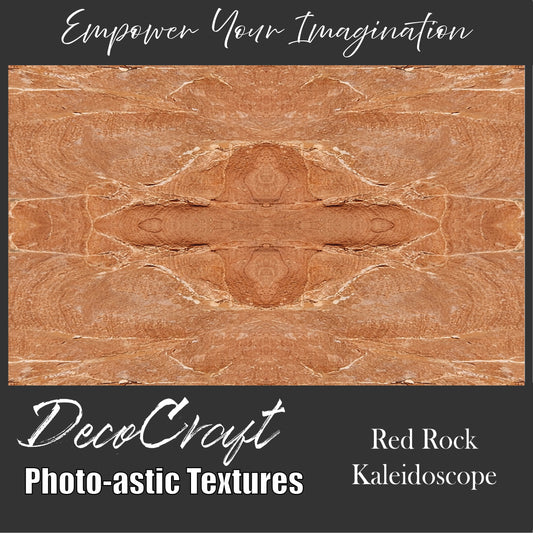 DecoCraft - Photo-astic Textures (Flat) - Red Rock Kaleidoscope