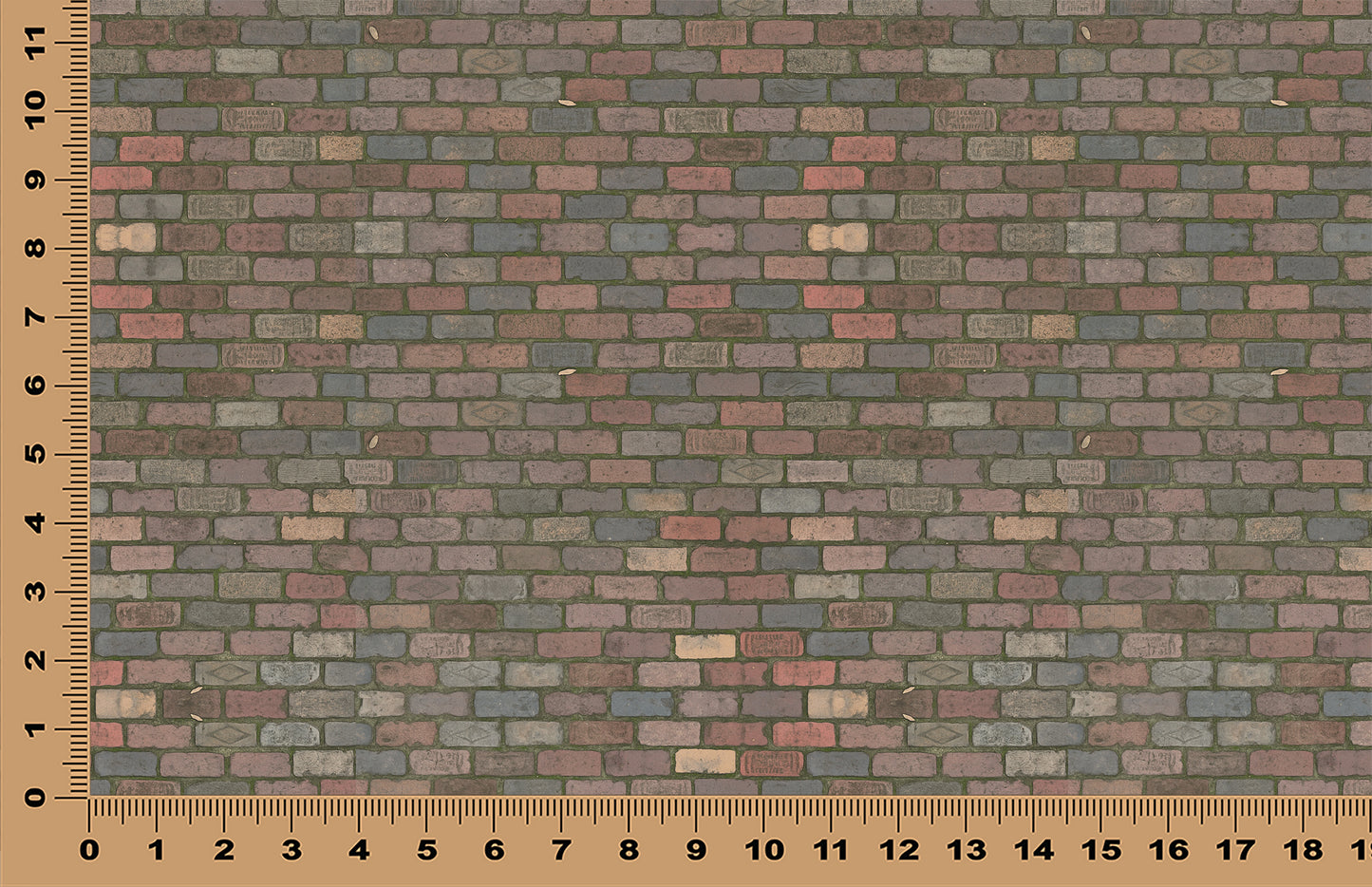 DecoCraft - Photo-astic Textures (Flat) - Brick Walkway - Multiple sizes available