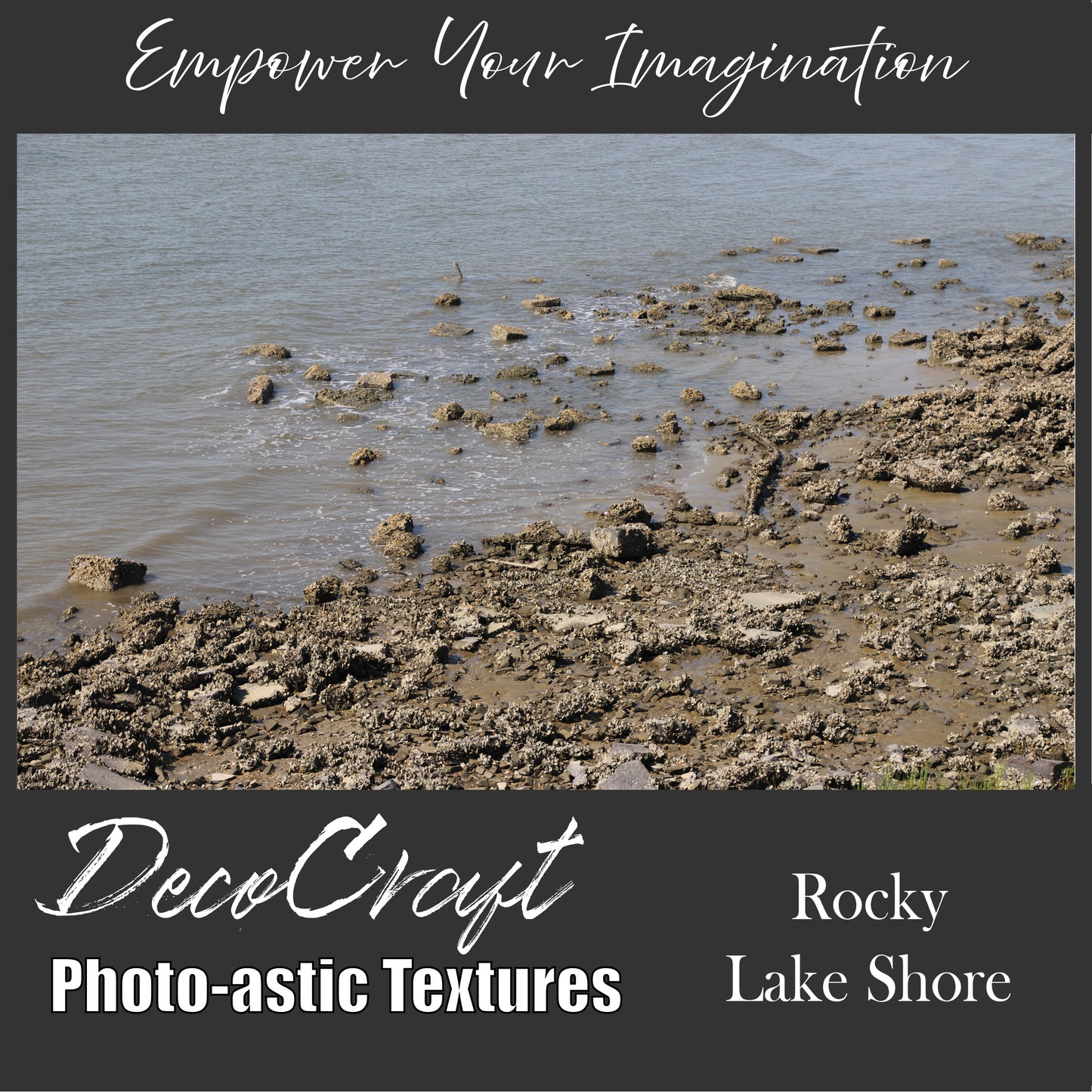 DecoCraft - Photo-astic Textures (Flat) - Rocky Lake Shore