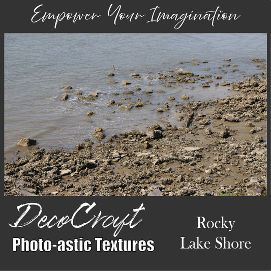 DecoCraft - Photo-astic Textures (Flat) - Rocky Lake Shore