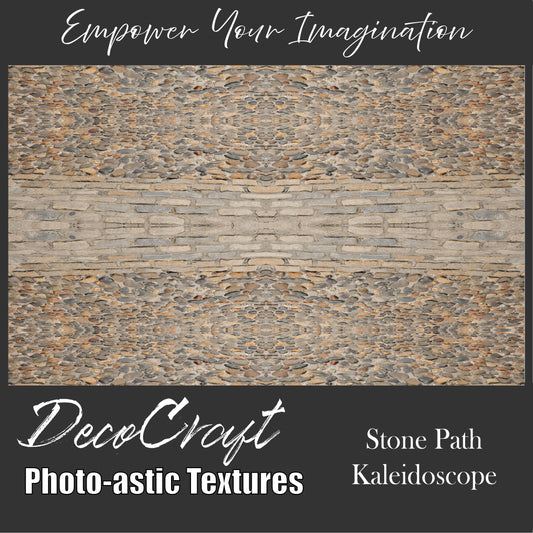 DecoCraft - Photo-astic Textures (Flat) - Stone Path Kaleidoscope