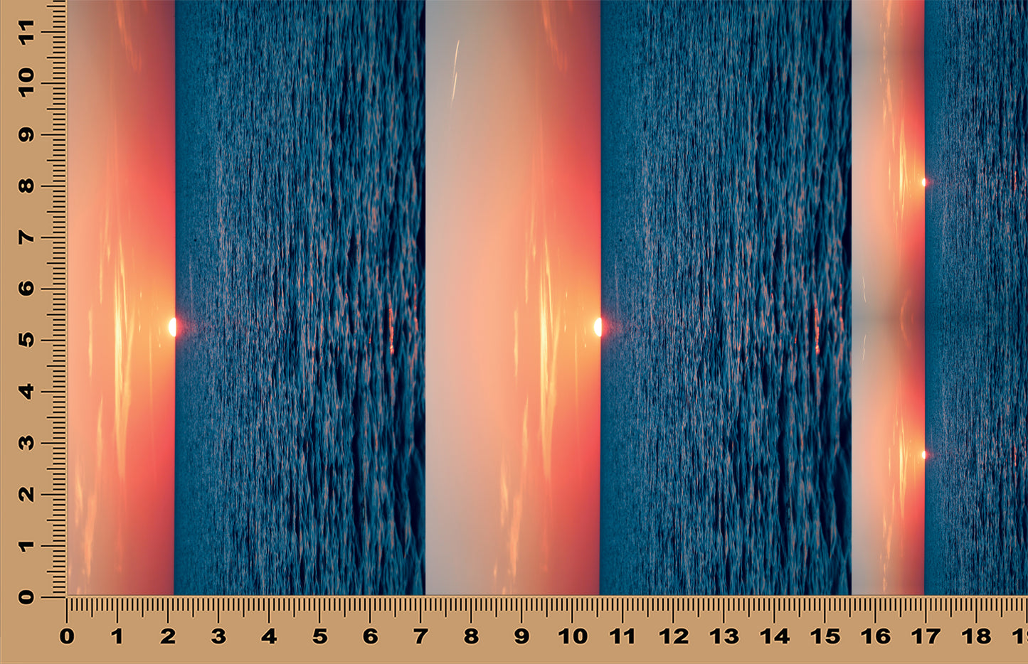 DecoCraft - Photo-astic Textures (Flat) - Ocean Sunset - Multiple sizes available