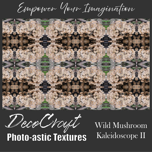 DecoCraft - Photo-astic Textures (Flat) - Wild Mushroom Kaleidoscope II
