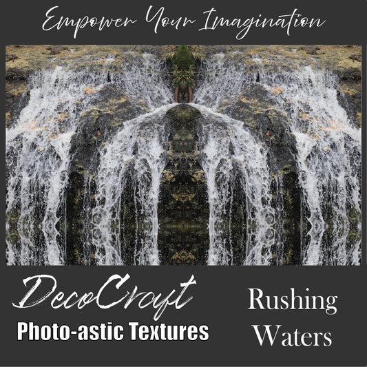 DecoCraft - Photo-astic Textures (Flat) - Rushing Water