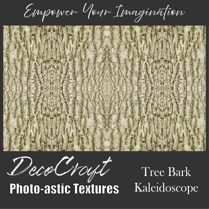 DecoCraft - Photo-astic Textures (Flat) - Tree Bark Kaleidoscope