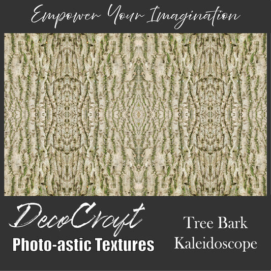 DecoCraft - Photo-astic Textures (Flat) - Tree Bark Kaleidoscope