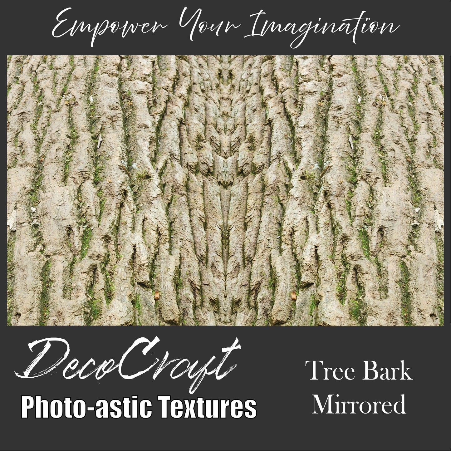 DecoCraft - Photo-astic Textures (Flat) - Tree Bark Mirrored