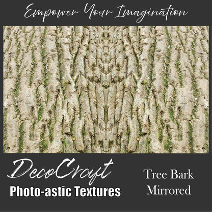 DecoCraft - Photo-astic Textures (Flat) - Tree Bark Mirrored