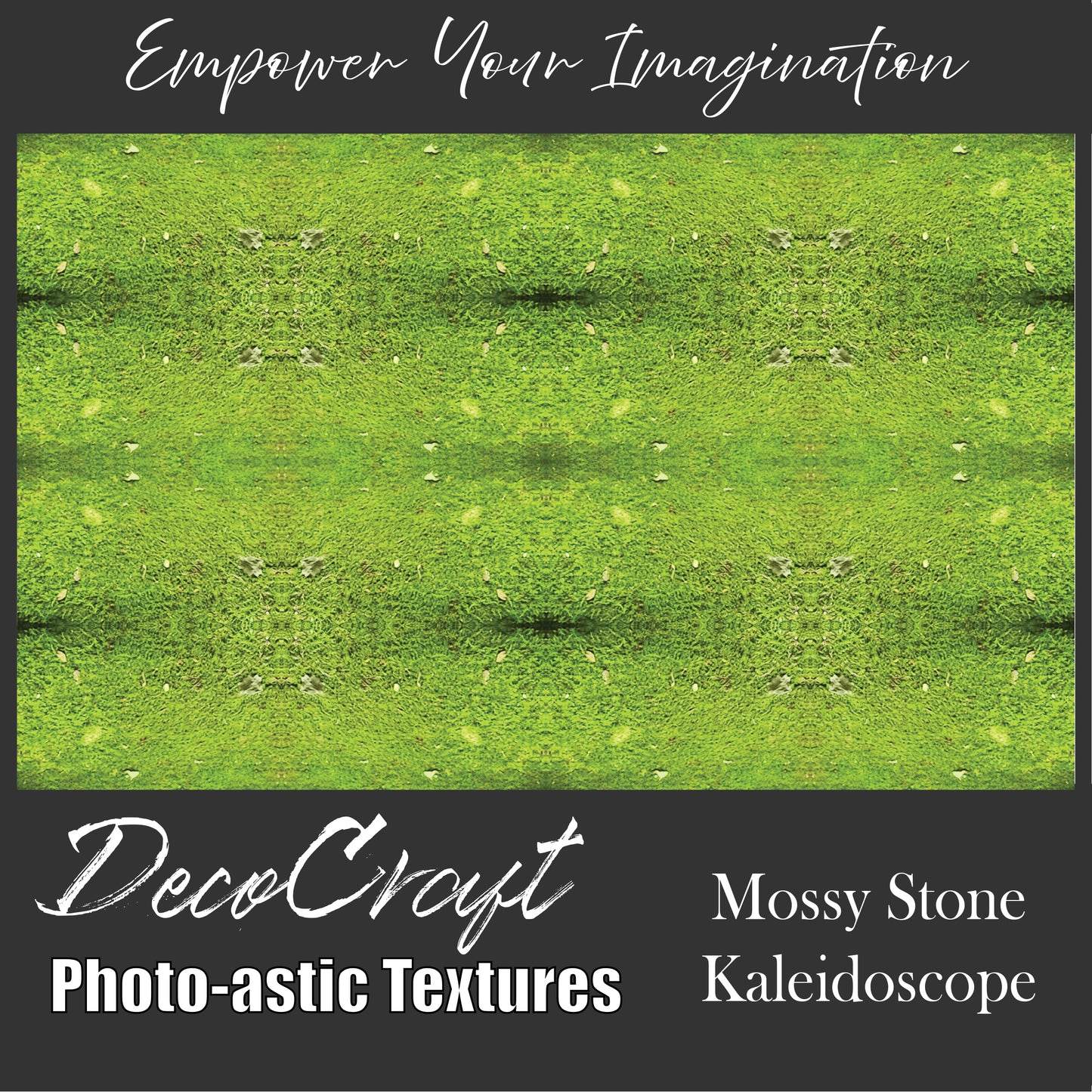 DecoCraft - Photo-astic Textures (Flat) - Mossy Stone Kaleidoscope