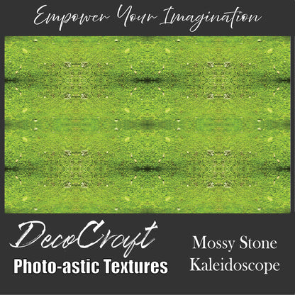 DecoCraft - Photo-astic Textures (Flat) - Mossy Stone Kaleidoscope