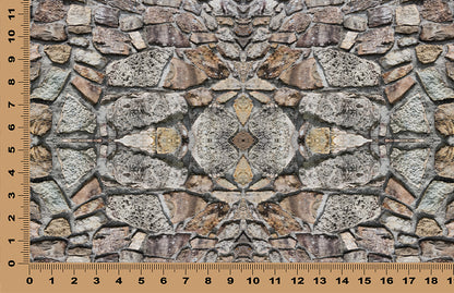 DecoCraft - Photo-astic Textures (Flat) - Natural Stone Wall Kaleidoscope