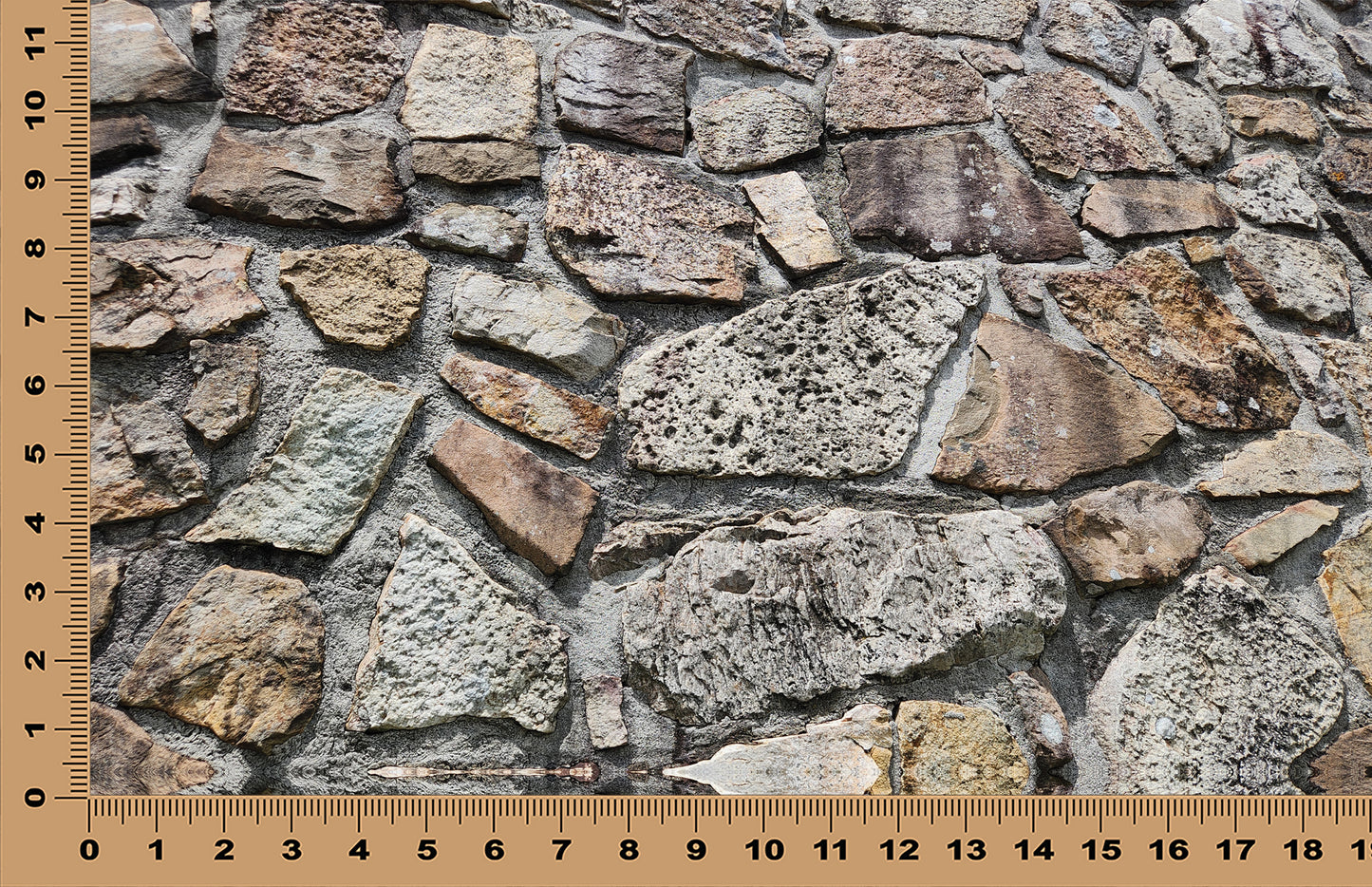 DecoCraft - Photo-astic Textures (Flat) - Natural Stone Wall