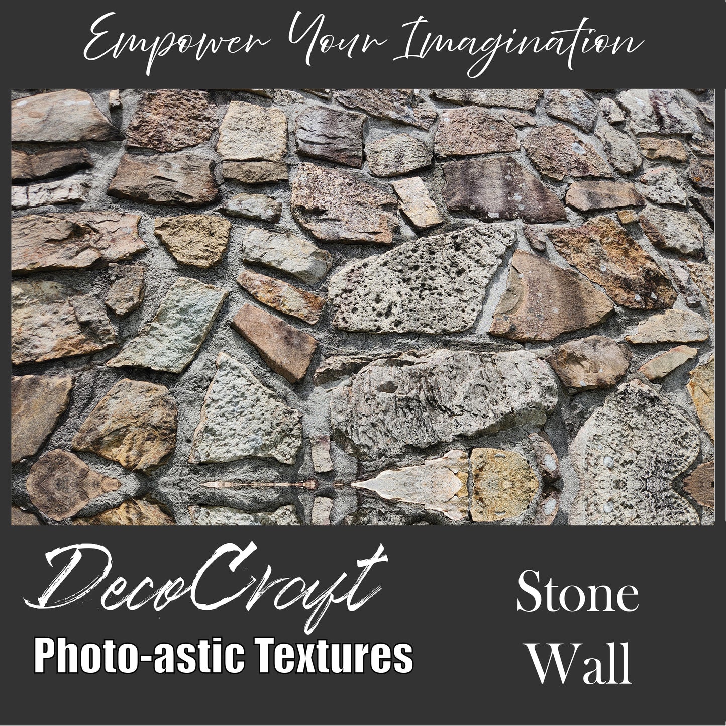DecoCraft - Photo-astic Textures (Flat) - Natural Stone Wall