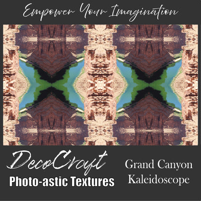 DecoCraft - Photo-astic Textures (Flat) - Grand Canyon Horseshoe Bend Kaleidoscope