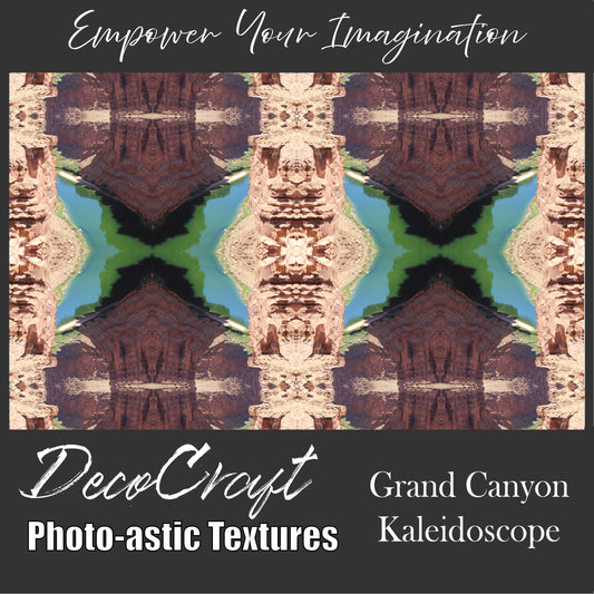 DecoCraft - Photo-astic Textures (Flat) - Grand Canyon Horseshoe Bend Kaleidoscope