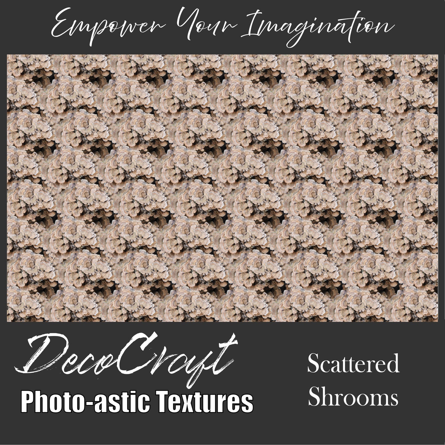 DecoCraft - Photo-astic Textures (Flat) - Scattered Shrooms