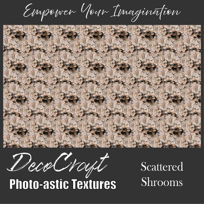 DecoCraft - Photo-astic Textures (Flat) - Scattered Shrooms