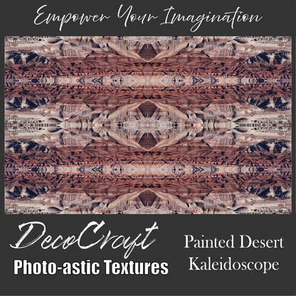 DecoCraft - Photo-astic Textures (Flat) - Painted Desert Kaleidoscope