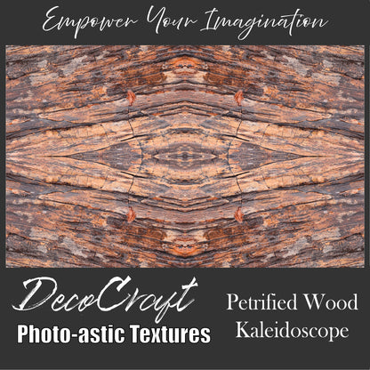 DecoCraft - Photo-astic Textures (Flat) - Petrified Wood Kaleidoscope